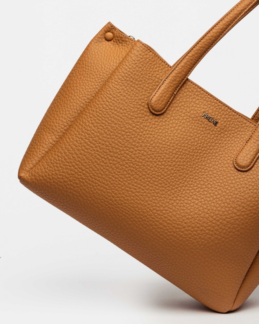 Shopper Erin En Efecto Cuero Graneado Cuoio