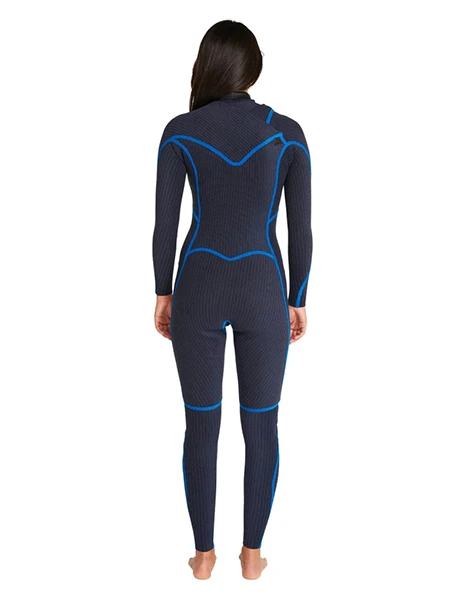 Hyperfreak Dama 4/3+ mm - Chest Zip Negro