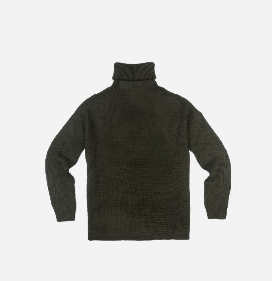 Sweater cuello alto VERDE