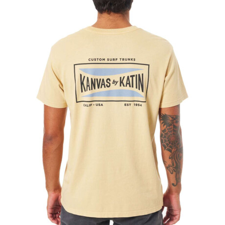 Remera Katin Scrubber Amarillo
