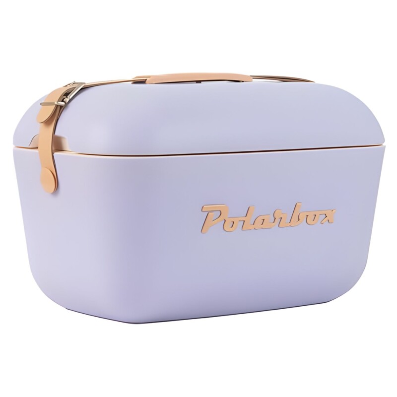 Conservadora Hielera Polarbox Vintage 20lt Con Asada Pop Malva Y Naranja