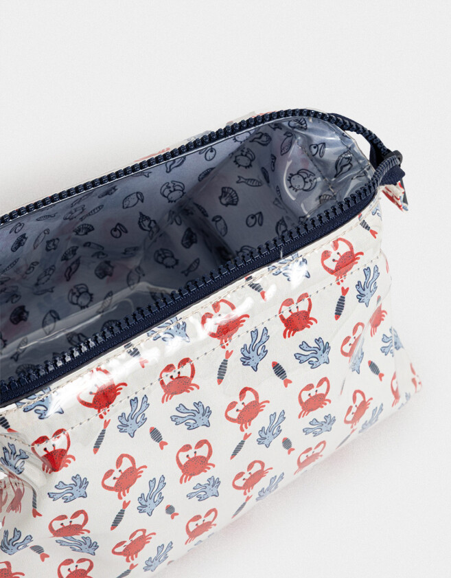 Porta Cosméticos Portacosméticos Vinilo - Blanco Crudo