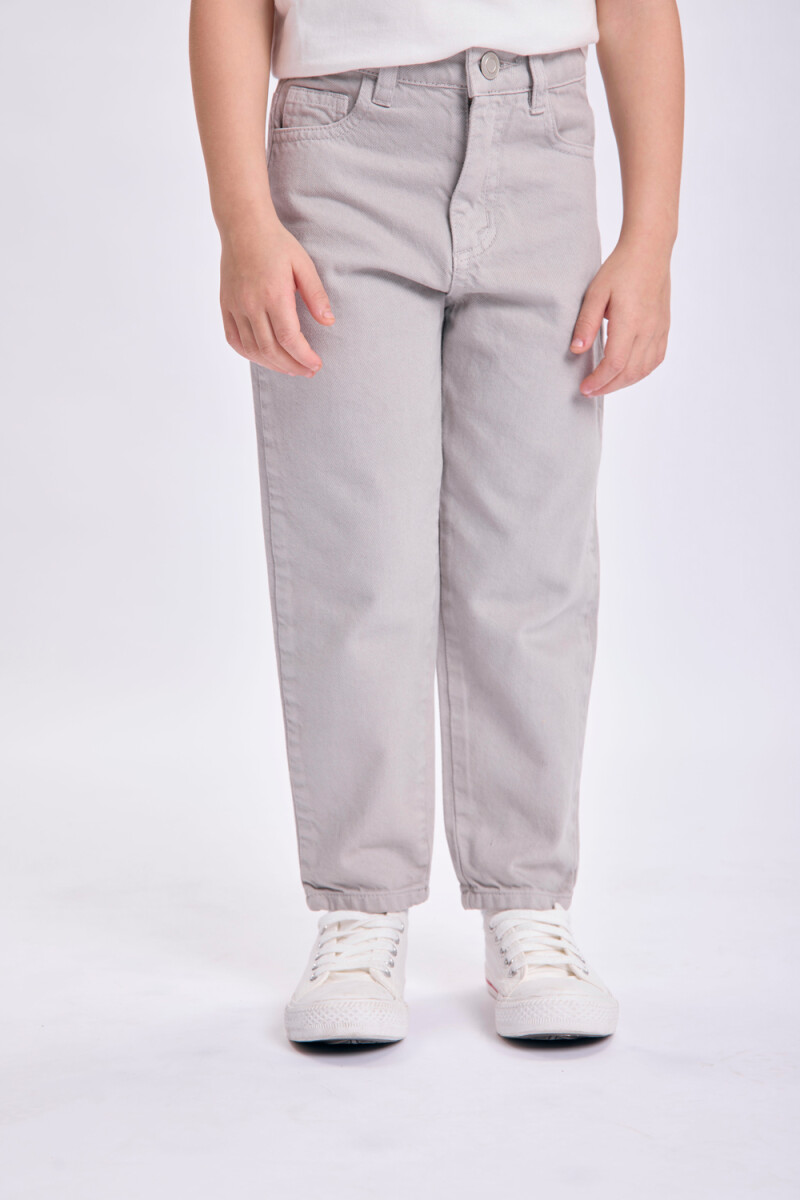 Pantalón jean slouchy Gris