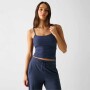 Top Reversible Whisper Crossover Mujer Deep Navy Heather
