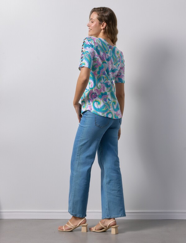 Remera Algodón MULTI/ROSA