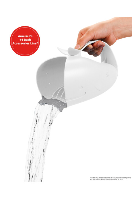 Jarra para enjuague de baño, blanca Jarra para enjuague de baño, blanca