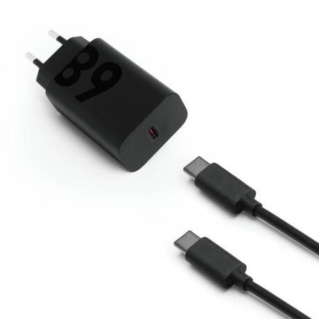 Cargador Motorola 68W USB-C EU Negro