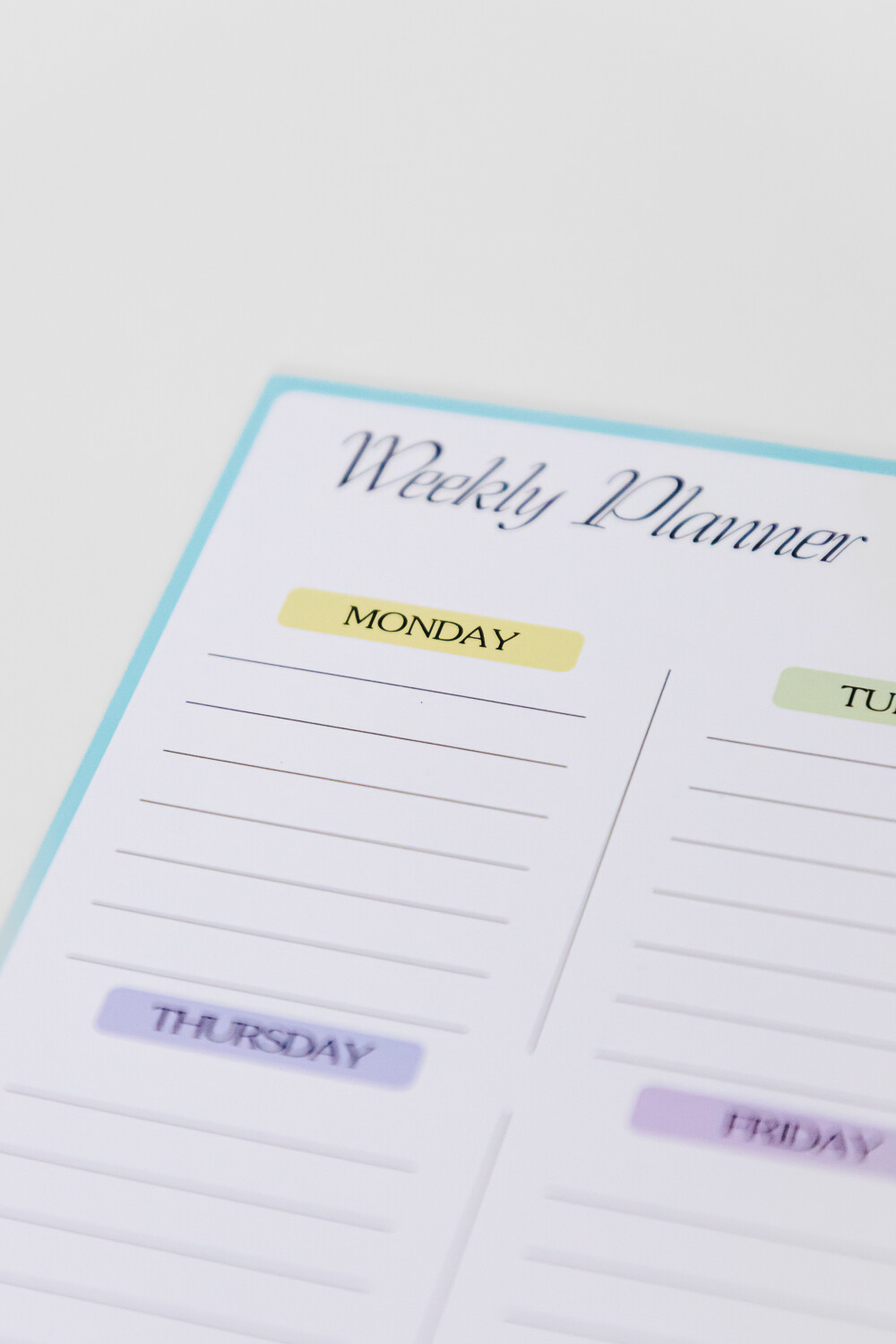 Planner Planner Magnetico I Color Unico