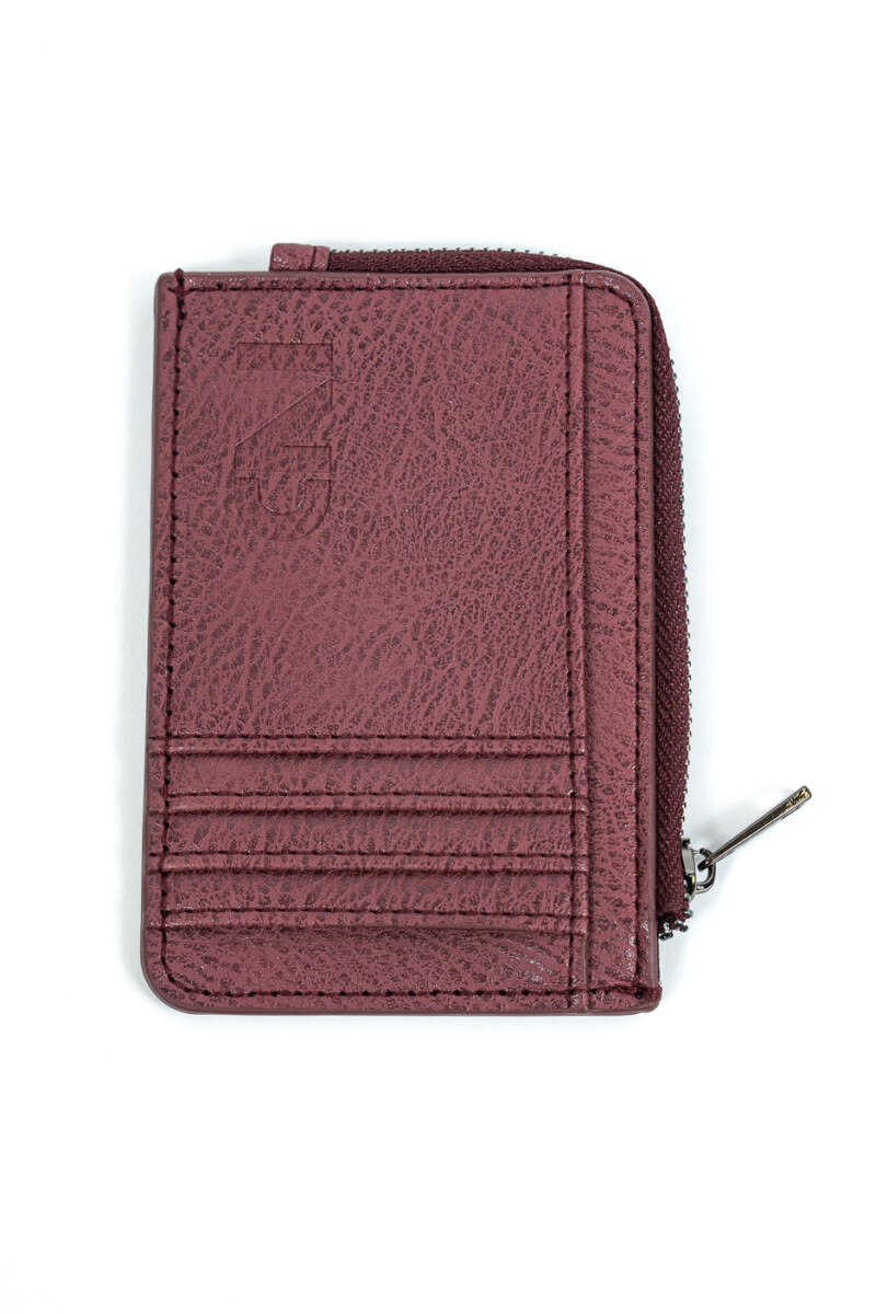 Billetera Barbara - Rojo Oscuro 