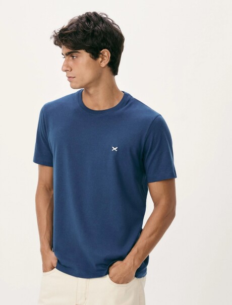 CAMISETA BÁSICA UNISSEX AZUL