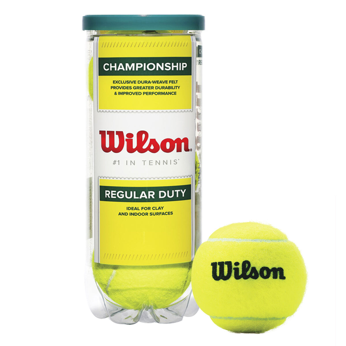 Tubo X3 Pelotas Wilson Regular Duty Tenis Profesional 