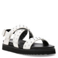 Sandalias de Niña MINI Miss Carol PELLY con tachas Blanco