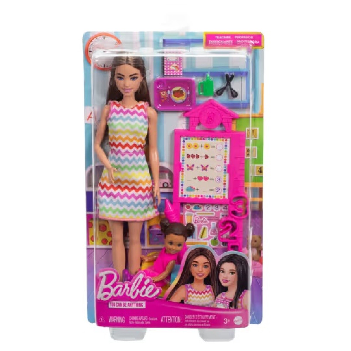 Barbie Maestra Con Muñeca 