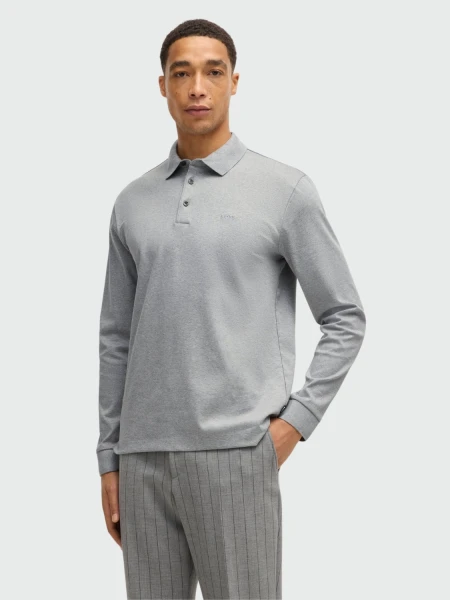 BOSS Black - Polo Algodón Interlock Logotipo 0