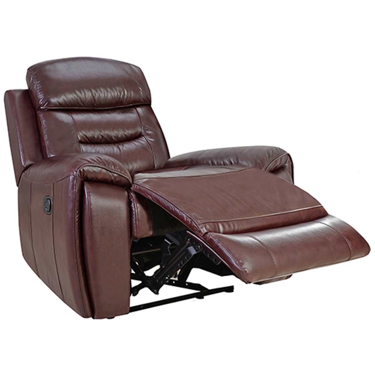 POLTRONA RECLINABLE - CUERO MARRON MEMPHIS CHOCOLATE 