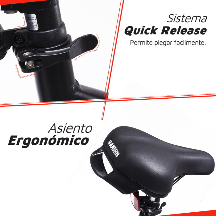 Bicicleta Eléctrica Rodado 26 Aluminio Plateada - Randers Bicicleta Eléctrica Rodado 26 Aluminio Plateada - Randers