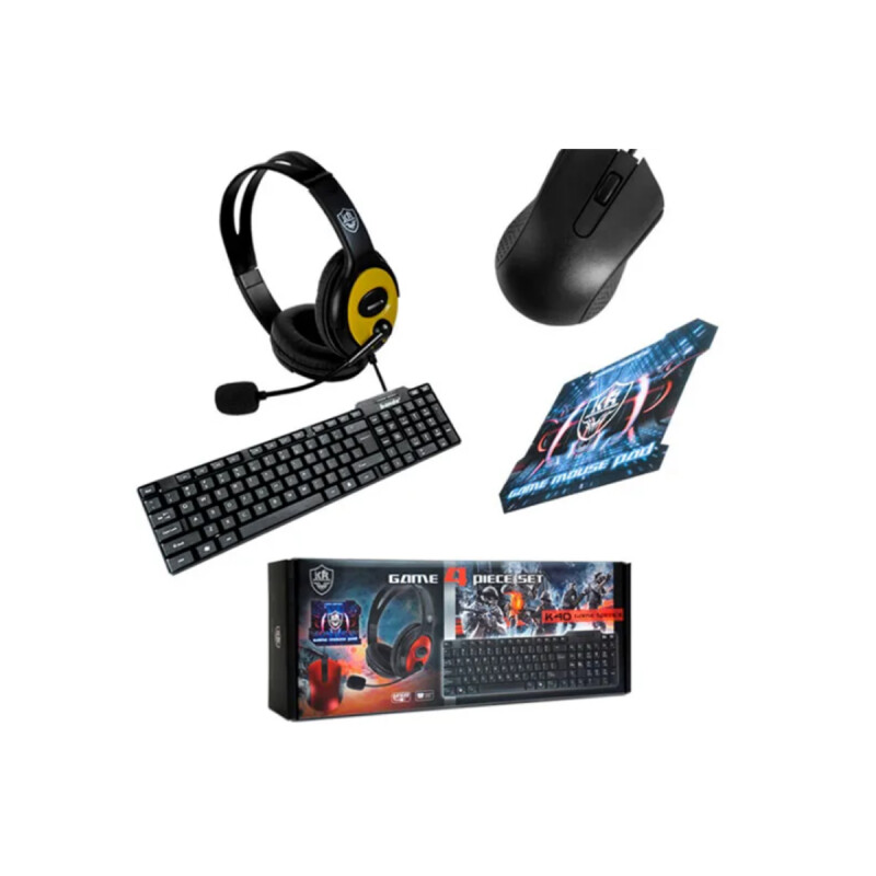 Kit Gamer Teclado Mouse Auricular Y Mousepad Kit Gamer Teclado Mouse Auricular Y Mousepad