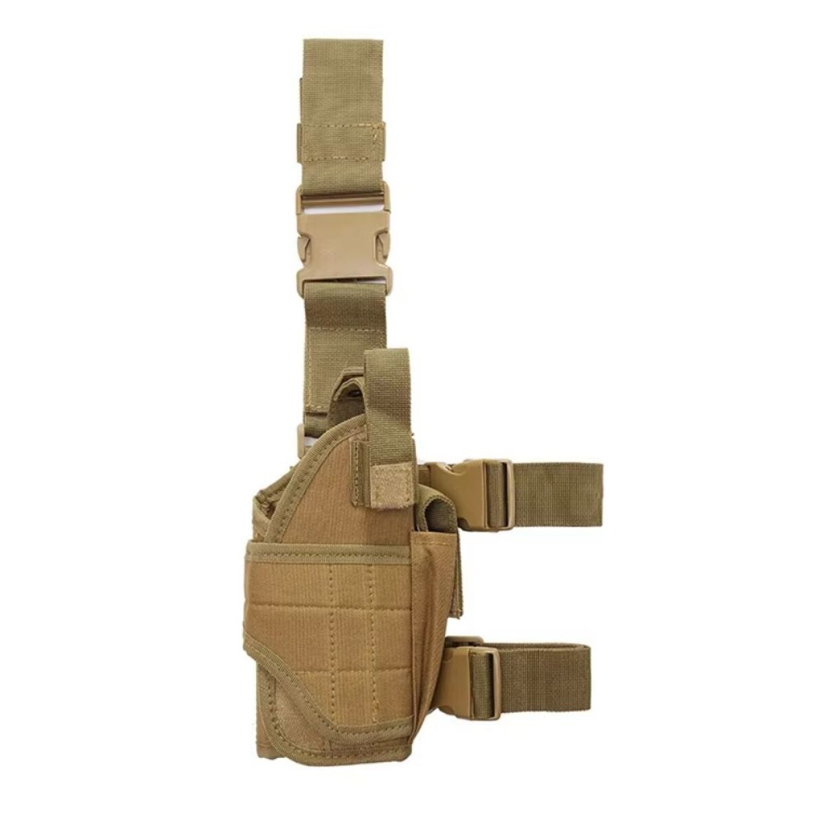Muslera universal en tela con porta cargador - Caqui 