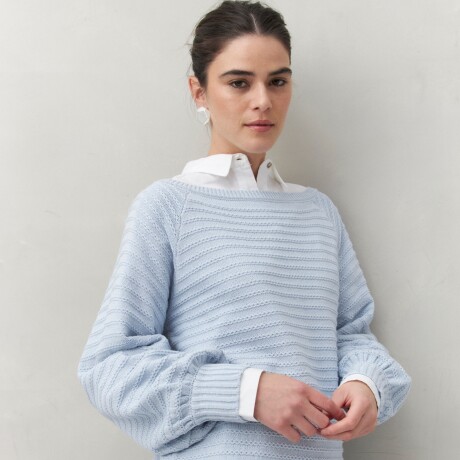 SWEATER GRETEL Celeste