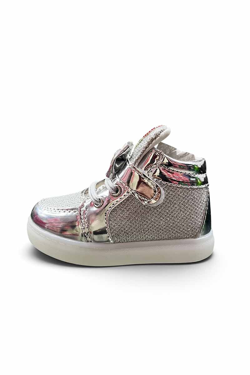 BOTA NIÑOS BBO E7009 Plateado