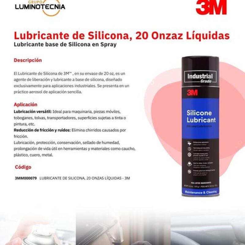 LUBRICANTE DE SILICONA 20 ONZAS - 3M LUBRICANTE DE SILICONA 20 ONZAS - 3M