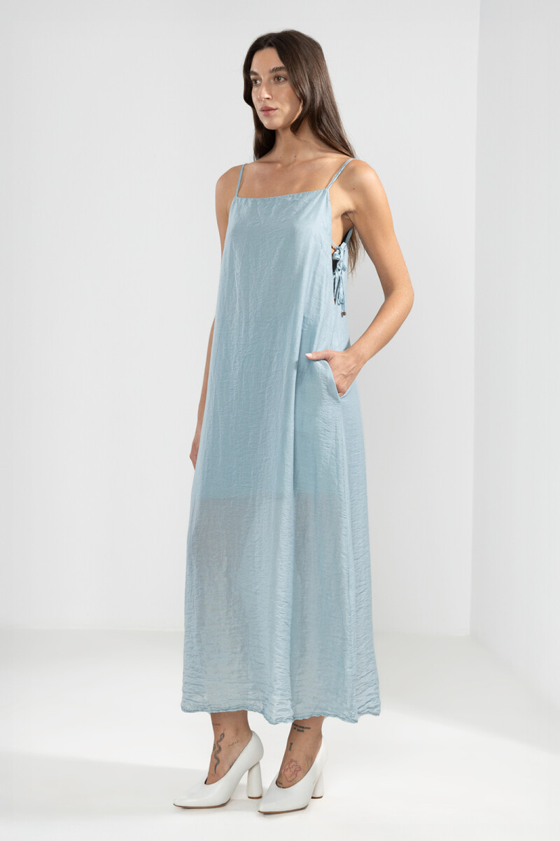 ABBY DRESS Aqua