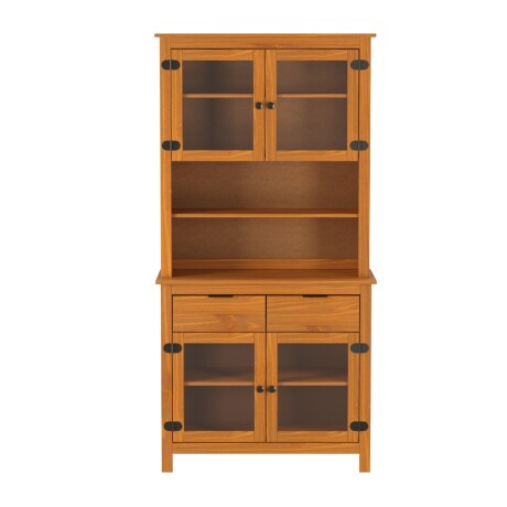 Cristalero Aparador Madera 4 Puertas 2 Cajones 2 Estantes Lumax Cristalero Aparador Madera 4 Puertas 2 Cajones 2 Estantes Lumax