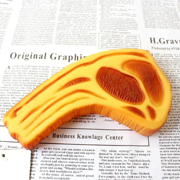 Juguete Costilla Perro Gato Mascota Masticable Chifle Variante Diseño Carne