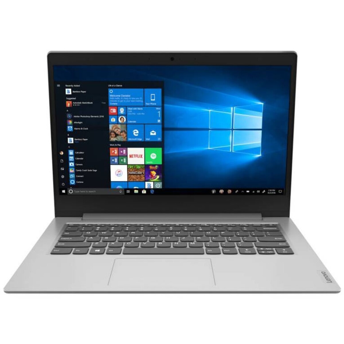 Notebook Lenovo Dualcore 2.8GHZ, 4GB, 256GB Ssd, 14" Hd, Español 