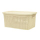 Caja simil ratán 4 lts 26,7x18x12cm BEIGE