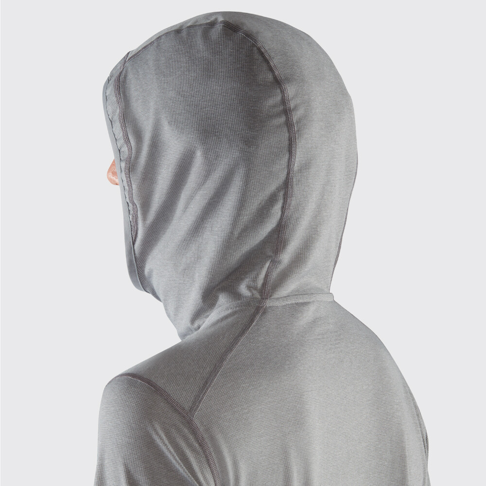 Abisko Sun-hoodie - Hombre Green