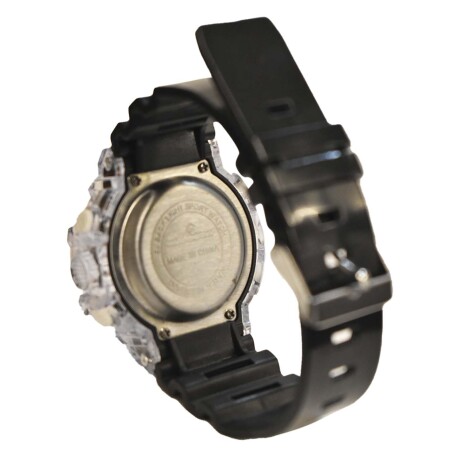 Reloj Deportivo de Pulsera Waterproof Pantalla Luz p/ Mujer Negro/blanco