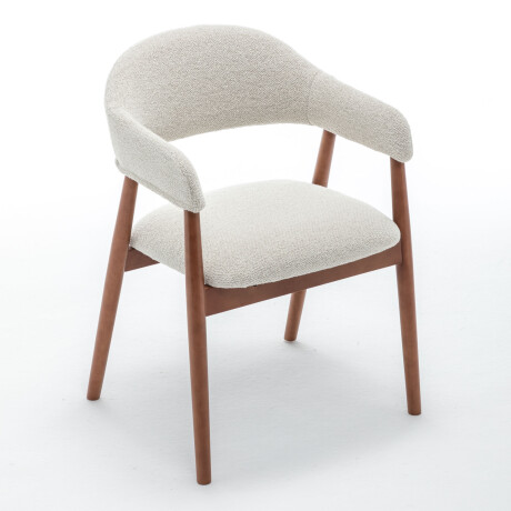 BUTACA DE COMEDOR MADERA NATURAL-BEIGE MARINA