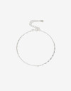 Pulseras Flexibles Metal Pulsera De Cadena Plata 925 - Plateado