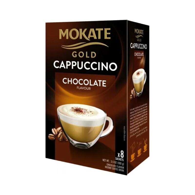 CAPPUCCINO MOKATE CHOCOLATE X8U Cappuccino Mokate Chocolate X8u
