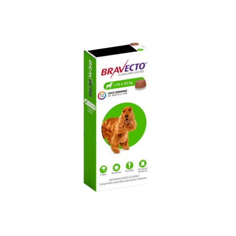 Bravecto 10 a 20 kg Bravecto 10 a 20 kg