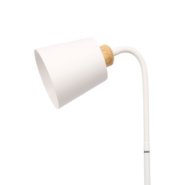 Lámpara De Pie Moderna Nórdica Para Living Con Brazo Flexible de 1.5 Metros Imback Color Blanco Lámpara De Pie Moderna Nórdica Para Living Con Brazo Flexible de 1.5 Metros Imback Color Blanco
