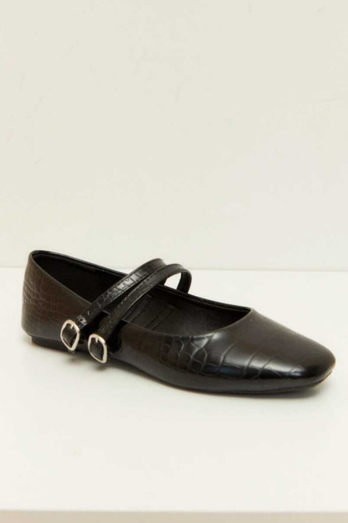 BALERINA MUJER PADDOCK DOUBLES Negro
