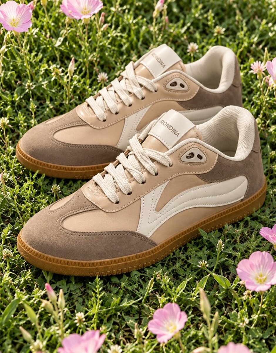 Calzado Casual. - Beige 