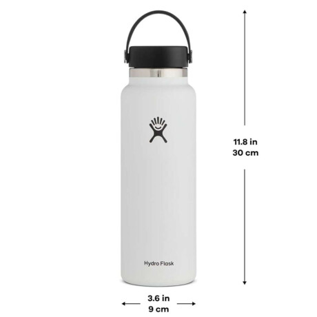 Botella Hydro Flask 40 Oz Wide Flex Cap Goji Rojo