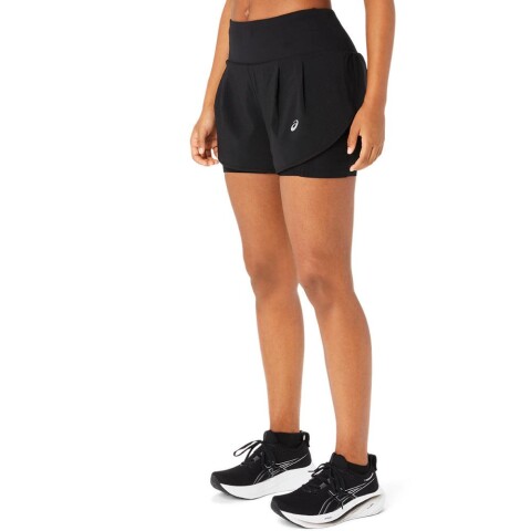 Road 2-N-1 3.5In Short - Mujer Performance Black/performance Black