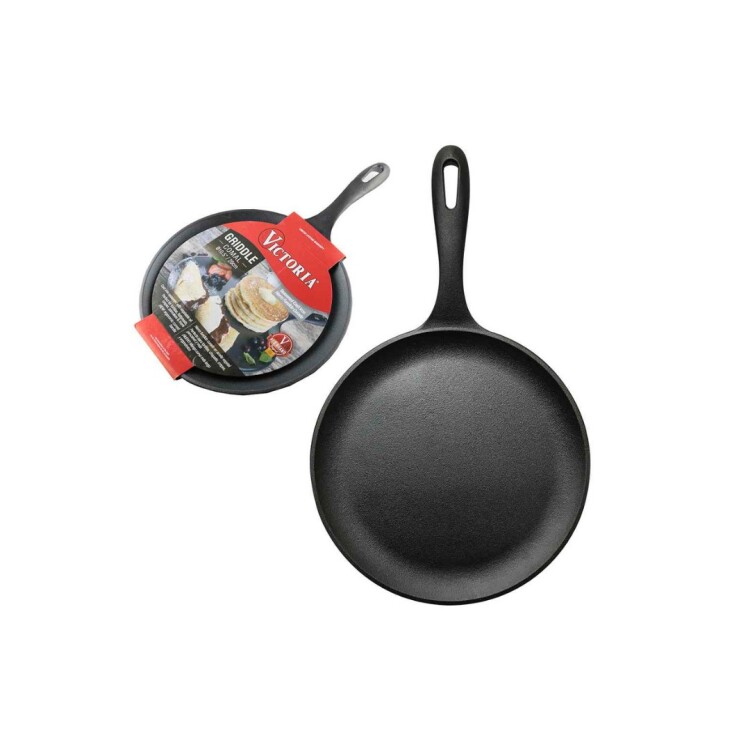 SARTEN VICTORIA HIERRO FUNDIDO 26,6CM NEGRO