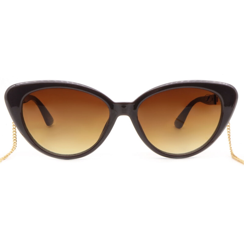 Lentes de Sol Chilli Beans Bambu E Madeira Cat Mujer Gradiente Marón/marrón