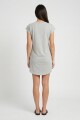 Vestido remeron estampado GRIS MELANGE
