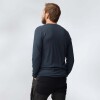Polo Fjallraven Abisko Wool LS M Hombre Black