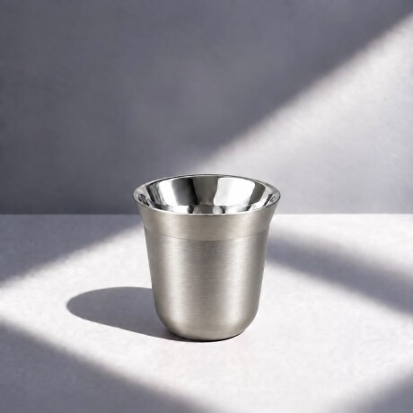 Taza de Café de Acero Inoxidable Estilo Nespresso – Plateado 80 ml Taza de Café de Acero Inoxidable Estilo Nespresso – Plateado 80 ml