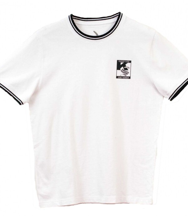 T-shirt manga corta Kennedy Blanco