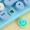 Teclado Y Mouse Inalámbricos Moffi 2.4g - Azul Qw02 Unica