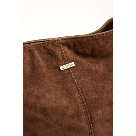 Cartera Gamuza Vegana Chocolate