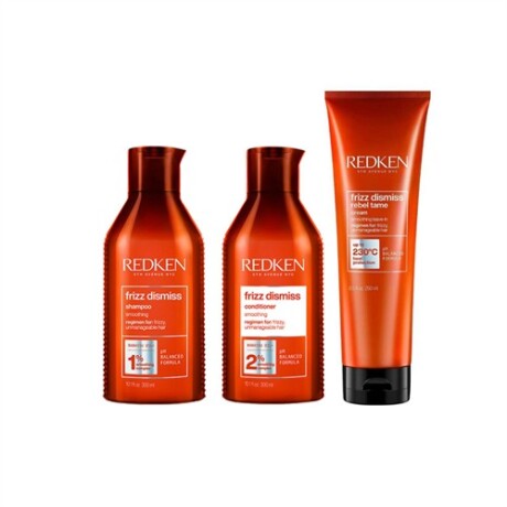 Redken Frizz Dismiss Shampoo 300 ml + Aco 300 ml + Crema Leave-in 250 ml Redken Frizz Dismiss Shampoo 300 ml + Aco 300 ml + Crema Leave-in 250 ml